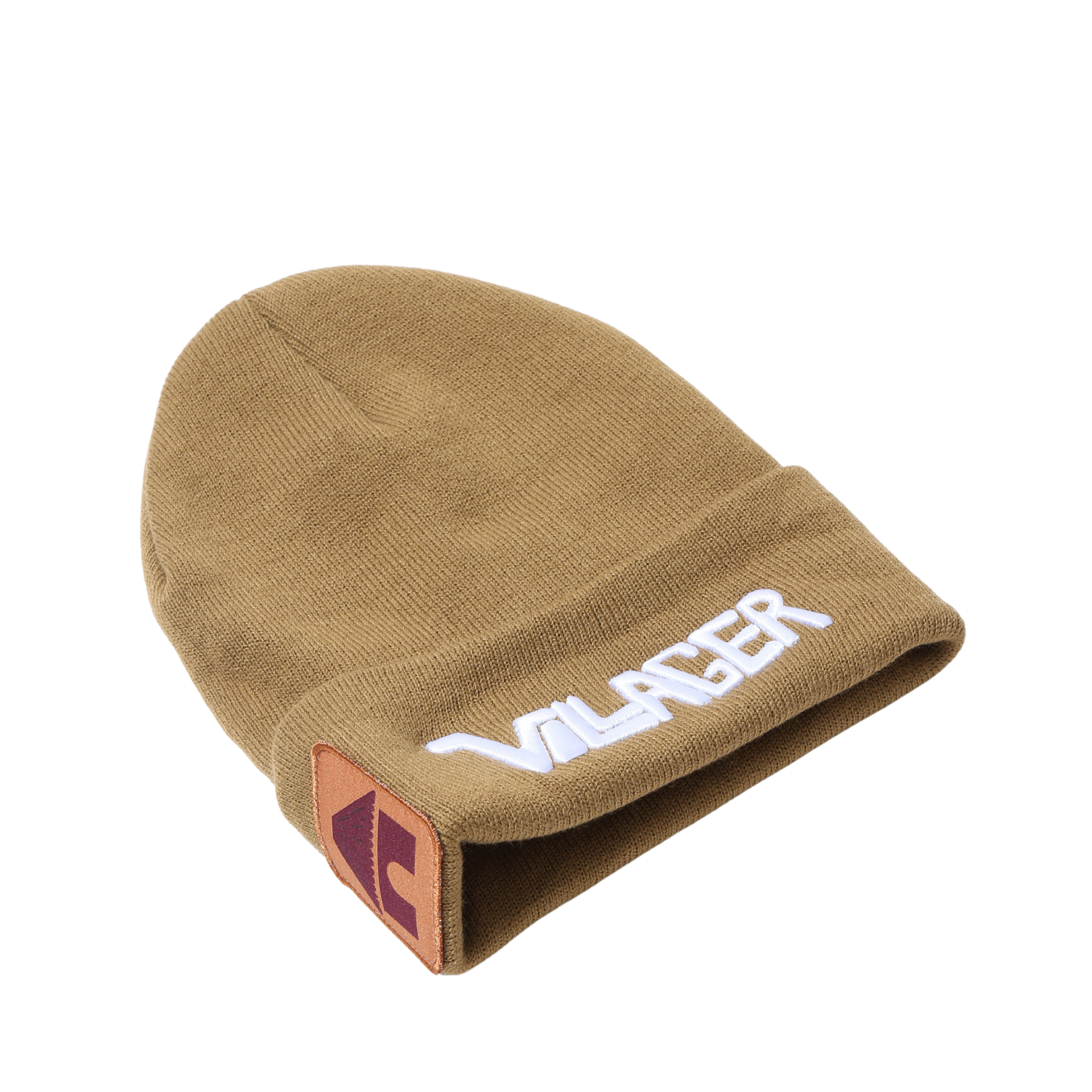 Villager Embroidered Knit Beanie