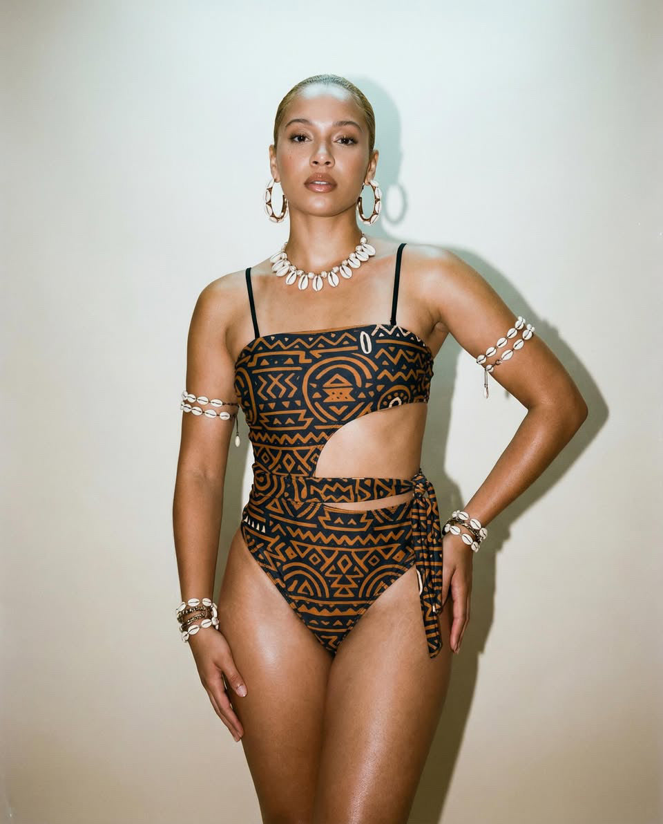 Villager Ancestral Tide Two-Piece Swim Set