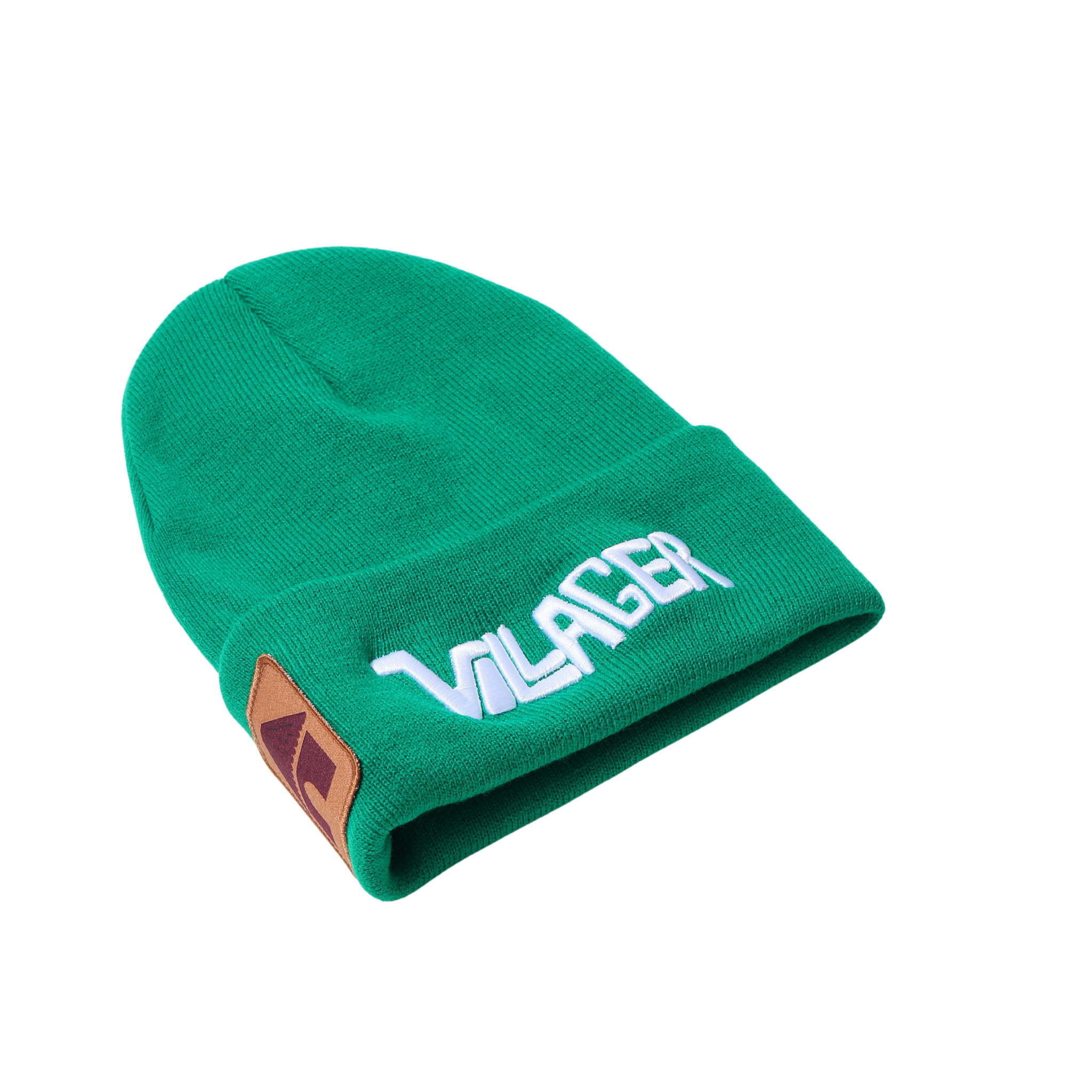 Villager Embroidered Knit Beanie