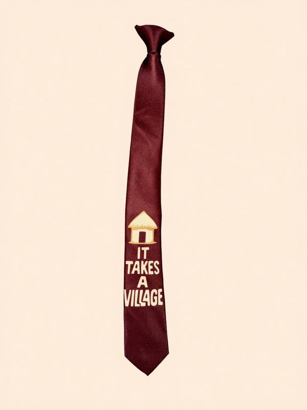 It Takes a Village Knotted Tie