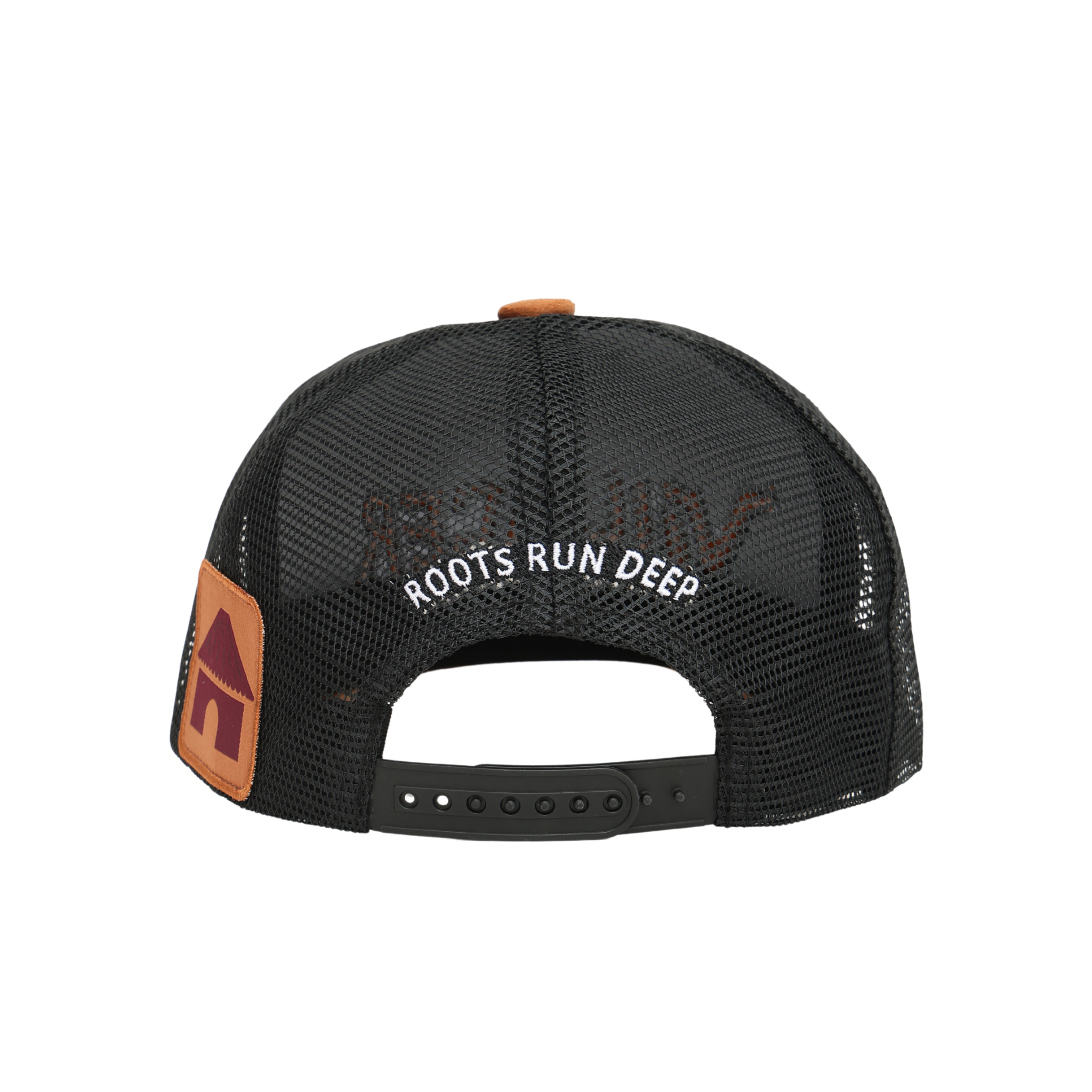 Villager Roots Trucker Hat – Suede & Mesh Snapback