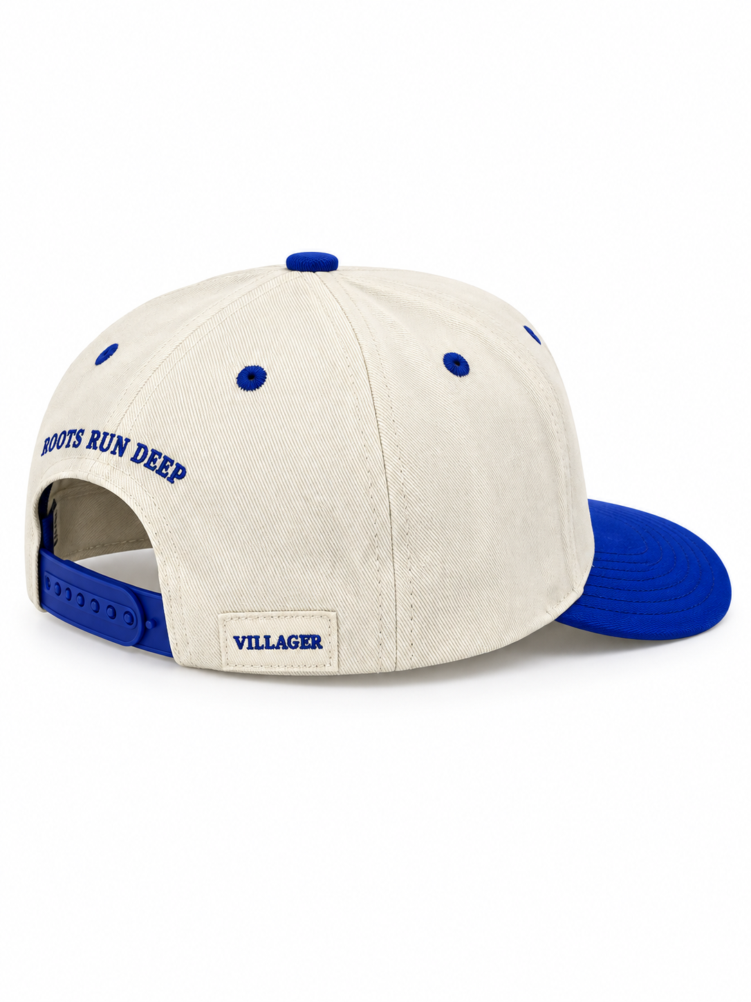 Villager Hutkeeper Snapback – Ivory / Blue