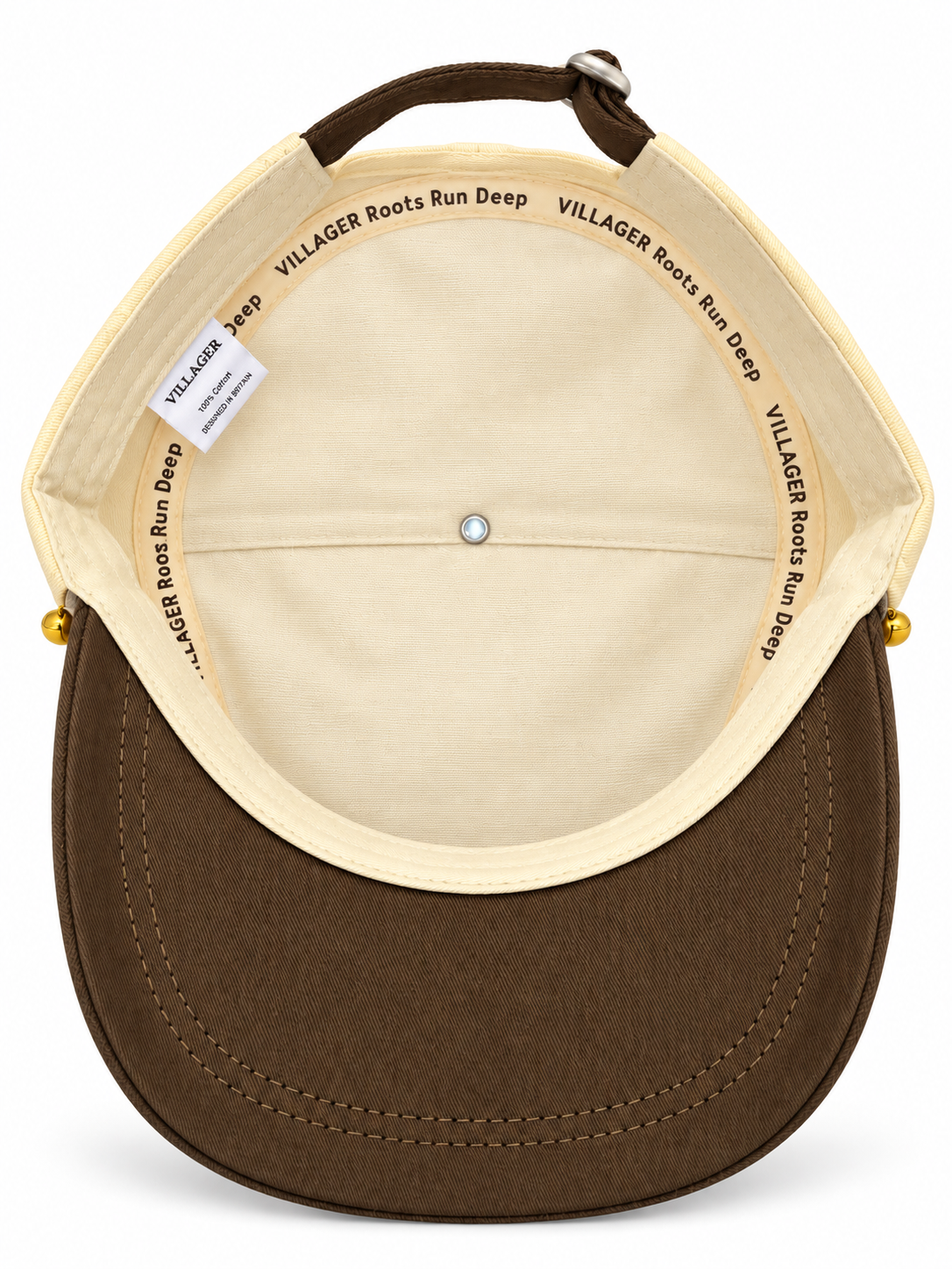 First Flight Hat – Cream and Chocolate