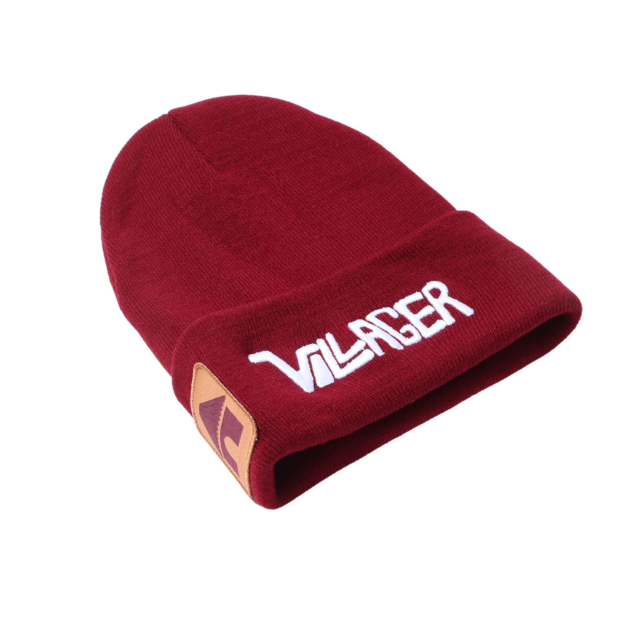 Villager Embroidered Knit Beanie