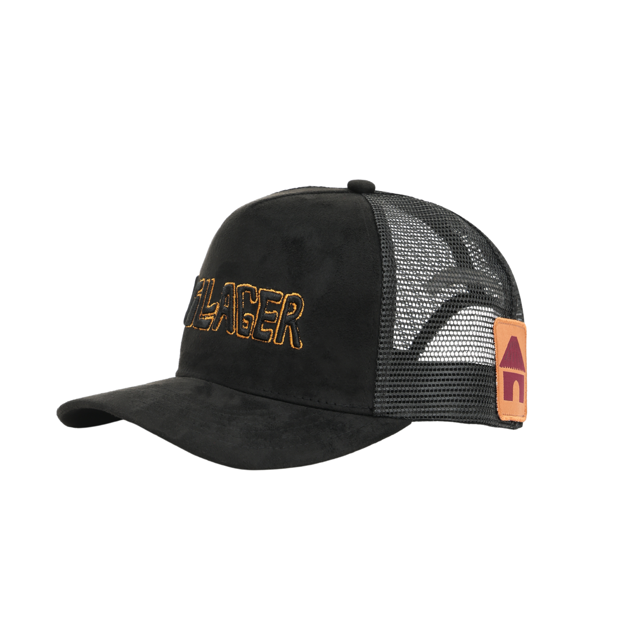 Villager Roots Trucker Hat – Suede & Mesh Snapback
