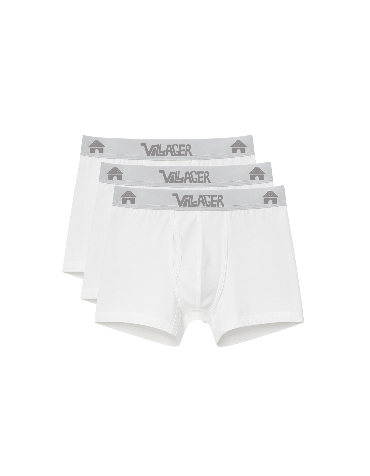 VILLAGER 3 Pack Boxers Brief White