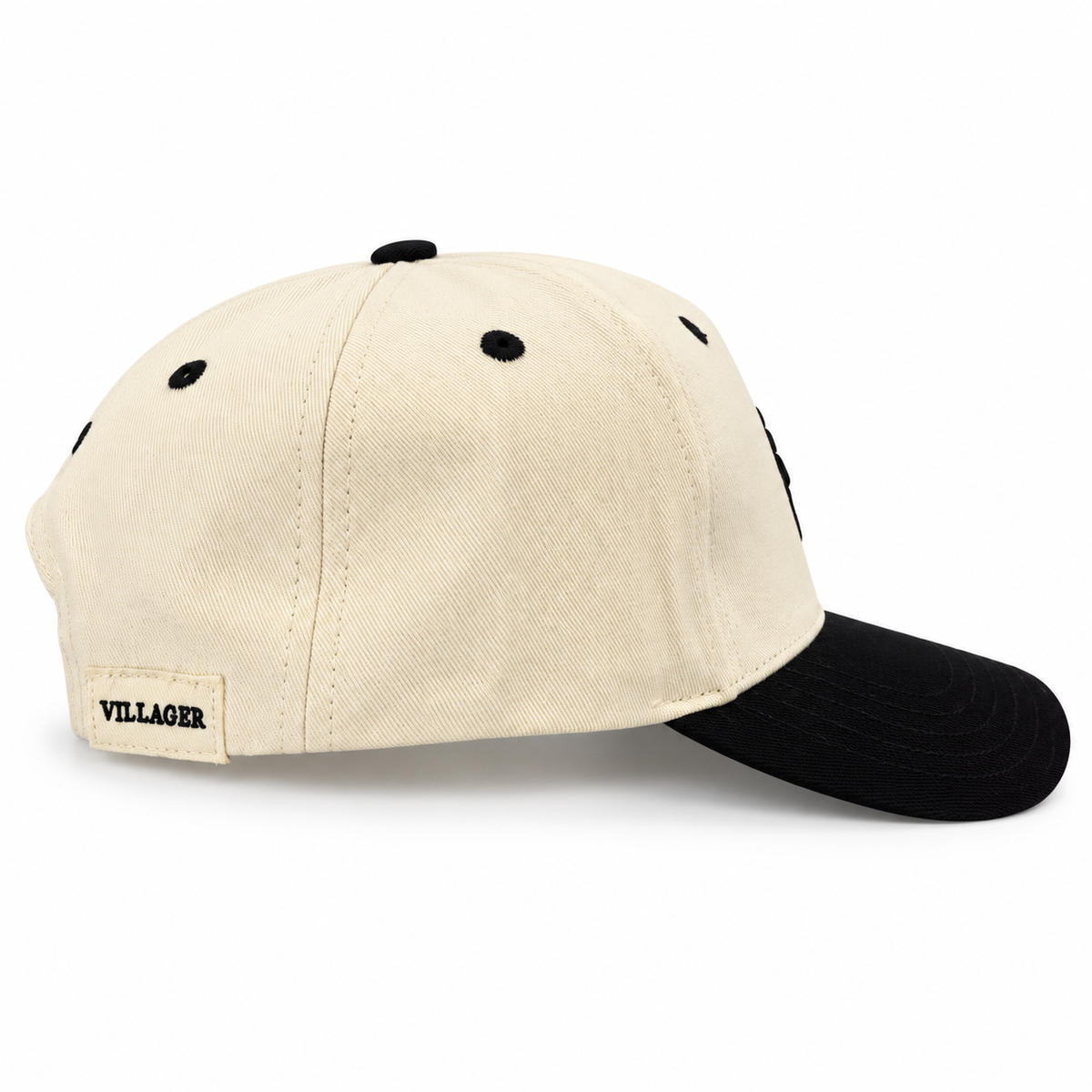Villager Hutkeeper Snapback – Ivory / Black