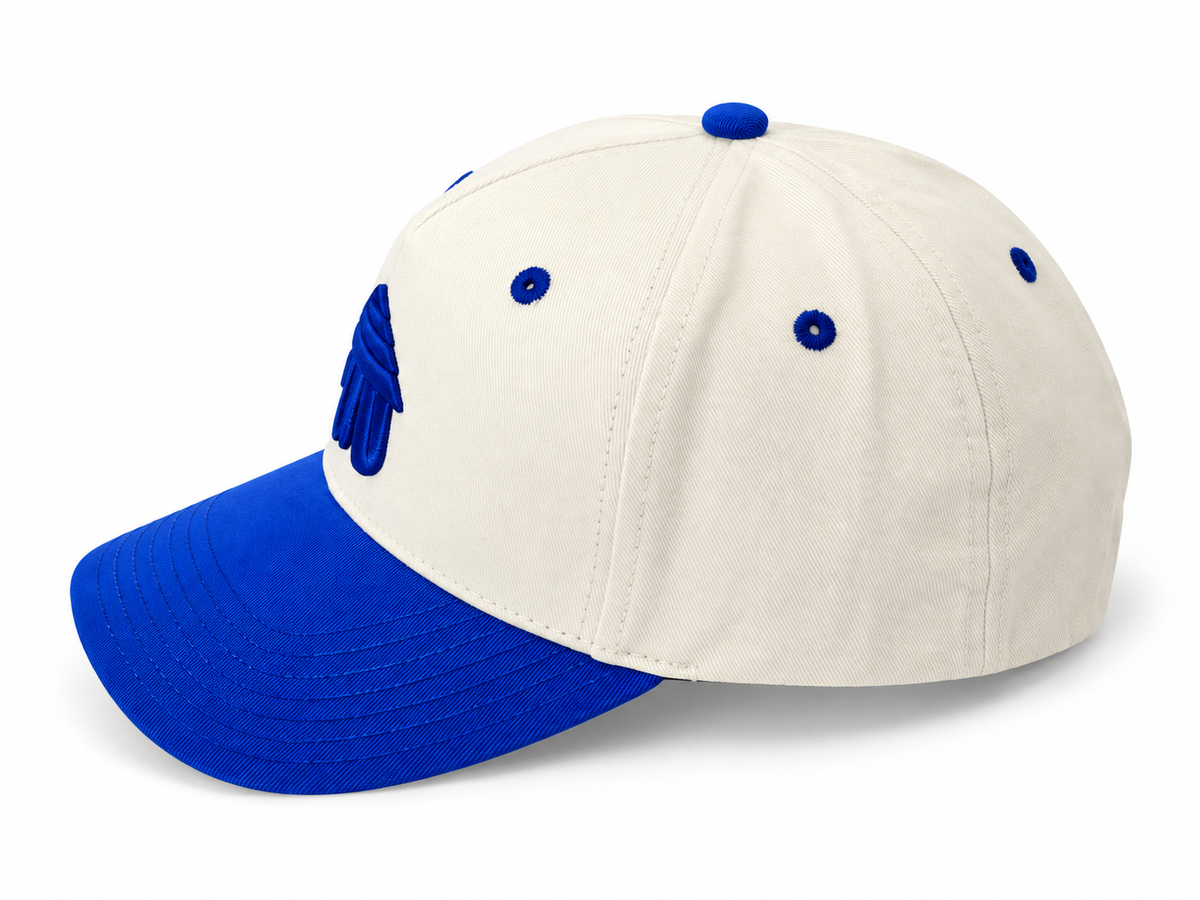 Villager Hutkeeper Snapback – Ivory / Blue