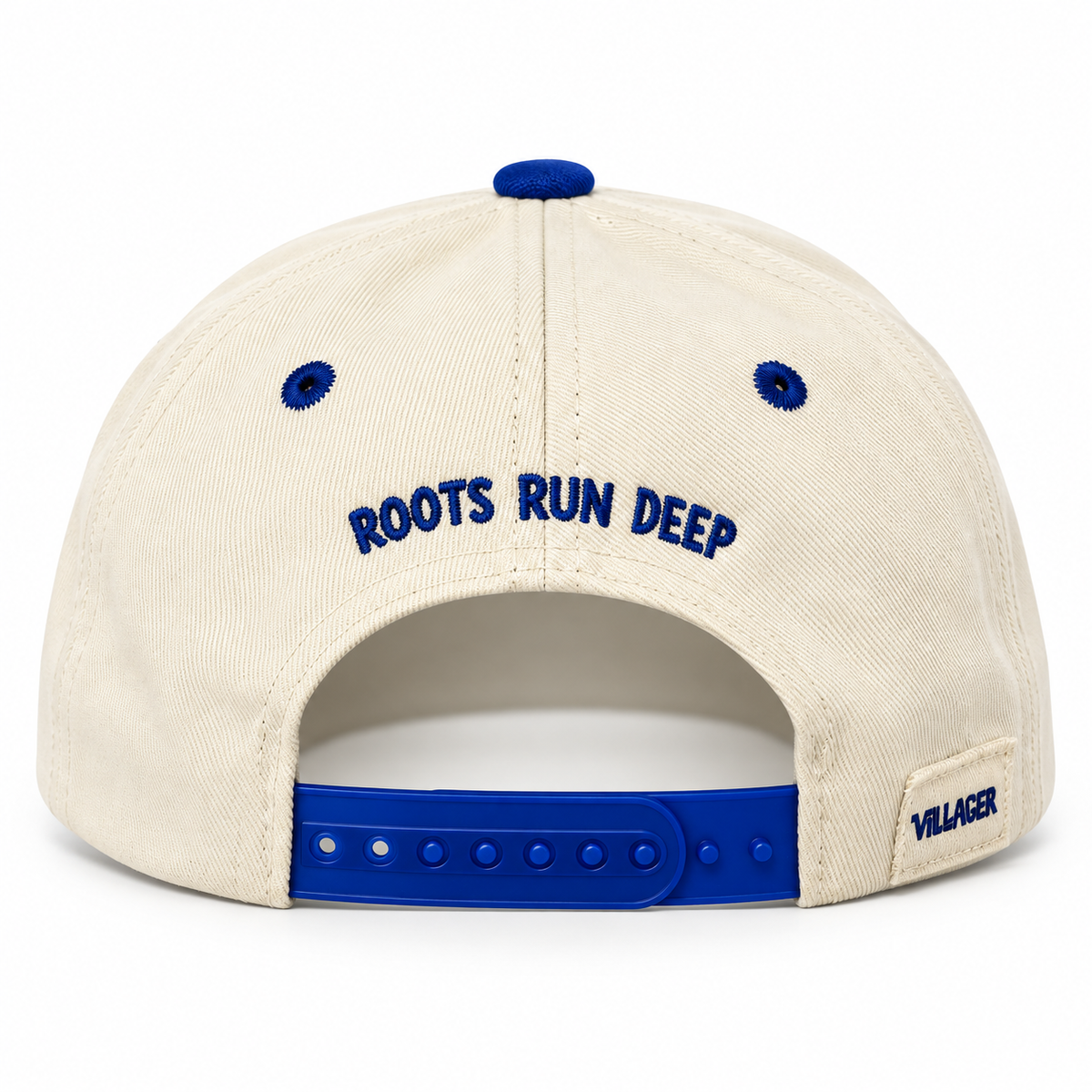 Villager Hutkeeper Snapback – Ivory / Blue