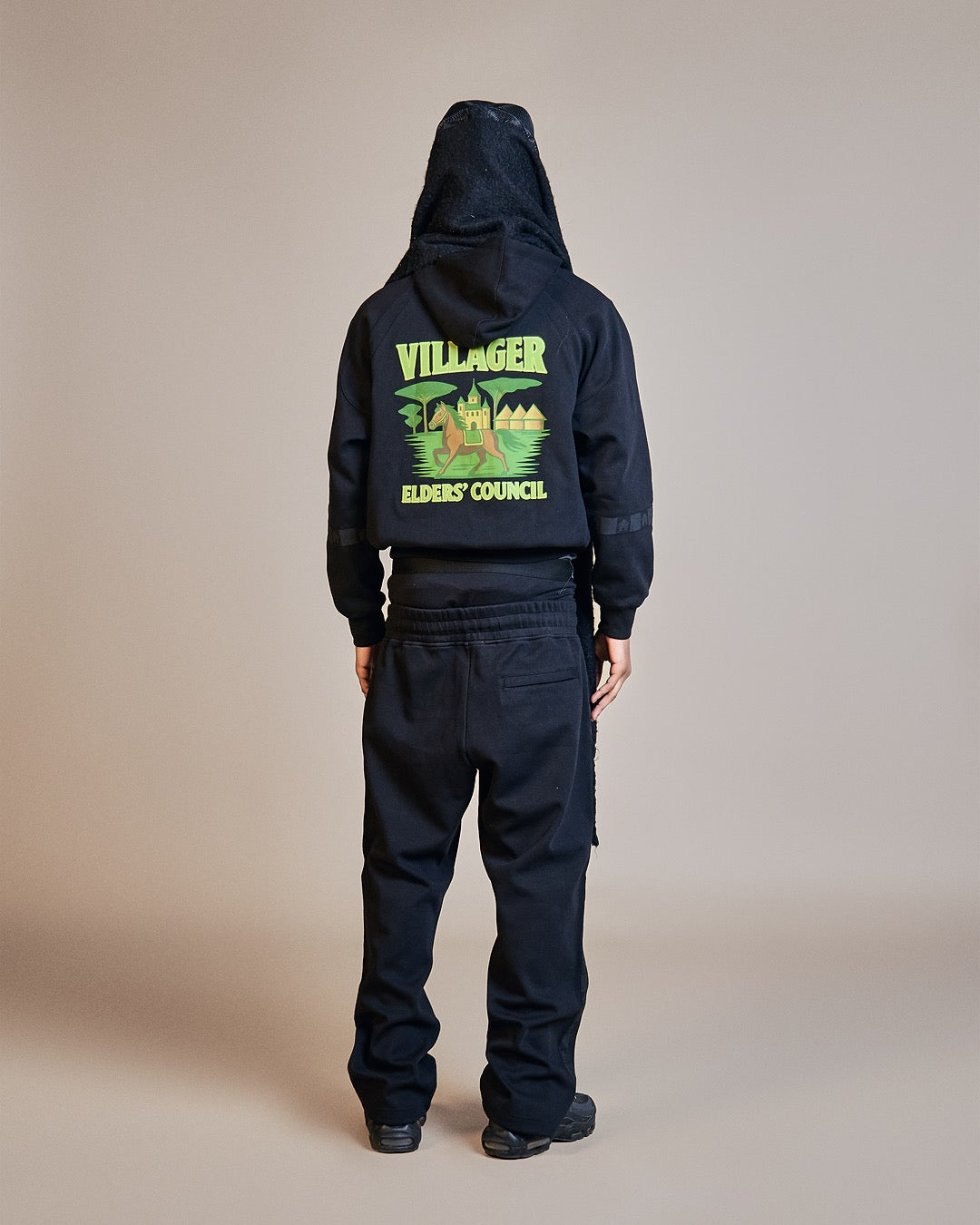Elders’ Council Sweatsuit Set Black